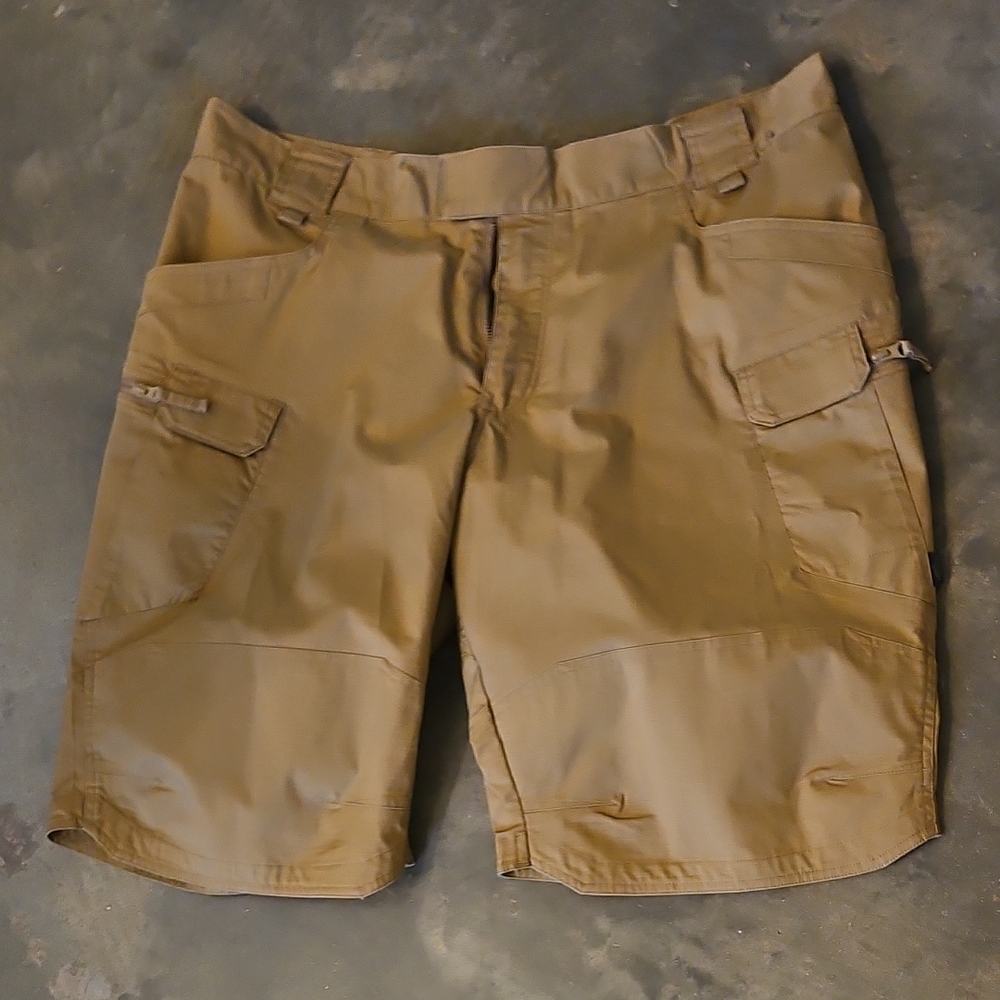 Helikon Polycotton Ripstop Khaki Tan Tactical Shorts Size 42